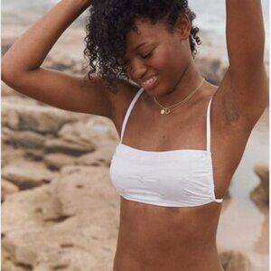 Aerie Embroidered Bandeau Bikini Top